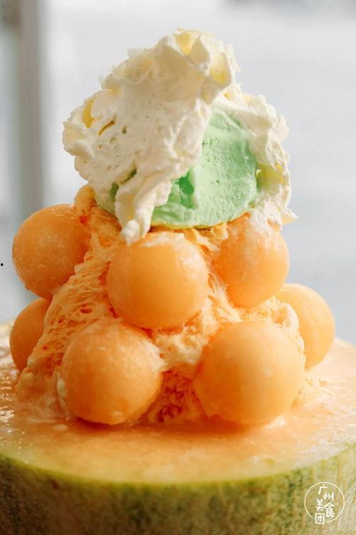 吃蜜瓜雪糕,蜜瓜雪糕的冰凉诱惑